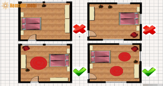 Kiêng kỵ trong việc kê gường trong phòng ngủ