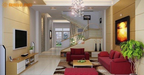 Sắp xếp phong thủy phòng khách nhà ống đẹp và hợp lý Sắp xếp phong thủy phòng khách nhà ống đẹp và hợp lý