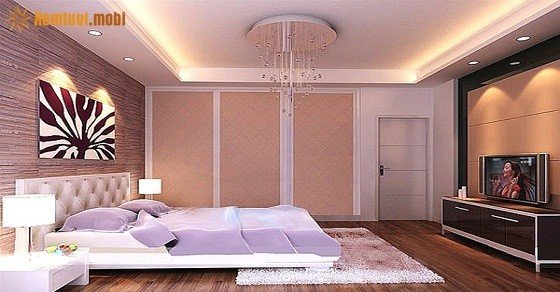 Phòng thủy đèn phòng ngủ treo trên trần Phòng thủy đèn phòng ngủ treo trên trần