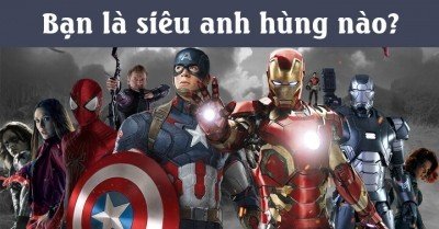 Bạn là siêu anh hùng nào trong biệt đội Avengers?