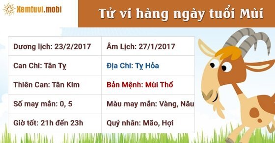 Tử vi ngày mới 12 con giáp thứ 5 ngày 23/2/2017 Tử vi ngày mới 12 con giáp thứ 5 ngày 23/2/2017