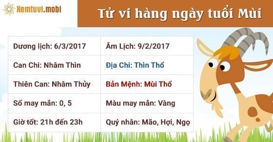 Tử vi ngày mới 12 con giáp thứ 2 ngày 6/3/2017