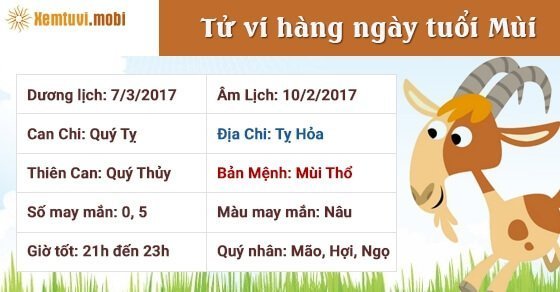 Tử vi ngày mới 12 con giáp thứ 3 ngày 7/3/2017