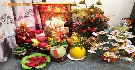 Cách bày trí bàn thờ ông địa và thần tài