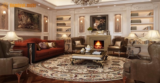 Phòng khách quá cầu kỳ, rắc rối sẽ khiến công danh tài lộc bị cản trở