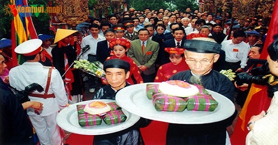 Mâm cỗ cúng giỗ tổ Hùng Vương