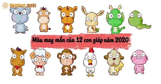 Màu may mắn của 12 con giáp