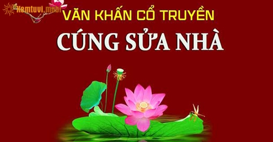 Bài cúng sửa nhà