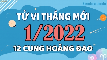 Tử vi Tháng 1/2022 của 12 cung hoàng đạo: Kim Ngưu sáng suốt, Song Tử may mắn