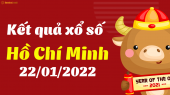 XSHCM 22/1 - Xổ số Hồ Chí Minh ngày 22 tháng 1 năm 2022 - SXHCM 22/1