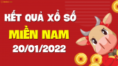 XSMN 20/1 - SXMN 20/1 - KQXSMN 20/1 - Xổ số miền Nam ngày 20 tháng 1 năm 2022
