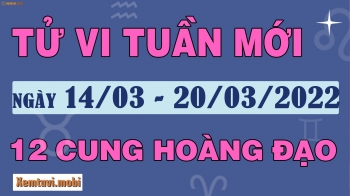 Tử vi tuần mới 12 cung hoàng đạo 14/3 - 20/3/2022: Sư Tử ổn định, Bọ Cạp gặp nhiều xáo trộn