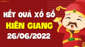 XSKG 26/6 - Xổ số Kiên Giang ngày 26 tháng 6 năm 2022 - SXKG 26/6