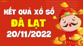 XSDL 20/11 - Xổ số Đà Lạt ngày 20 tháng 11 năm 2022 - SXDL 20/11