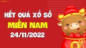 XSMN 24/11 - SXMN 24/11 - KQXSMN 24/11 - Xổ số miền Nam ngày 24 tháng 11 năm 2022