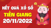 XSTG 20/11 - Xổ số Tiền Giang ngày 20 tháng 11 năm 2022 - SXTG 20/11