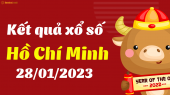 XSHCM 28/1 - Xổ số Hồ Chí Minh ngày 28 tháng 1 năm 2023 - SXHCM 28/1