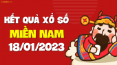 XSMN 18/1 - SXMN 18/1 - KQXSMN 18/1 - Xổ số miền Nam ngày 18 tháng 1 năm 2023