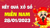 XSMN 28/1 - SXMN 28/1 - KQXSMN 28/1 - Xổ số miền Nam ngày 28 tháng 1 năm 2023