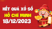 XSHCM 18/12 - Xổ số Hồ Chí Minh ngày 18 tháng 12 năm 2023 - SXHCM 18/12