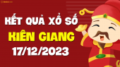 XSKG 17/12 - Xổ số Kiên Giang ngày 17 tháng 12 năm 2023 - SXKG 17/12