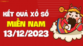 XSMN 13/12 - SXMN 13/12 - KQXSMN 13/12 - Xổ số miền Nam ngày 13 tháng 12 năm 2023