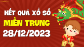 XSMT 28/12 - SXMT 28/12 - KQXSMT 28/12 - Xổ số miền Trung ngày 28 tháng 12 năm 2023
