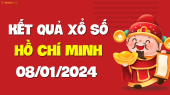 XSHCM 8/1 - Xổ số Hồ Chí Minh ngày 8 tháng 1 năm 2024 - SXHCM 8/1
