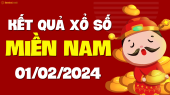 XSMN 1/2 - SXMN 1/2 - KQXSMN 1/2 - Xổ số miền Nam ngày 1 tháng 2 năm 2024