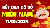 XSMN 11/1 - SXMN 11/1 - KQXSMN 11/1 - Xổ số miền Nam ngày 11 tháng 1 năm 2024