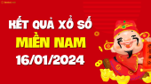 XSMN 16/1 - SXMN 16/1 - KQXSMN 16/1 - Xổ số miền Nam ngày 16 tháng 1 năm 2024
