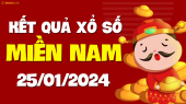 XSMN 25/1 - SXMN 25/1 - KQXSMN 25/1 - Xổ số miền Nam ngày 25 tháng 1 năm 2024