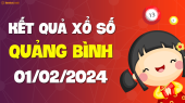 XSQB 1/2 - Xổ số Quảng Bình ngày 1 tháng 2 năm 2024 - SXQB 1/2