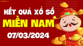 XSMN 7/3 - SXMN 7/3 - KQXSMN 7/3 - Xổ số miền Nam ngày 7 tháng 3 năm 2024