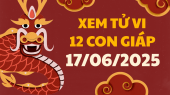 Tử vi ngày 17/6/2025 của 12 con giáp thứ 3