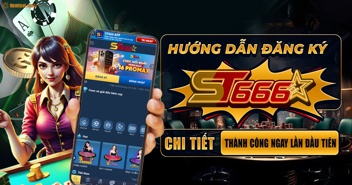 Đăng ký tài khoản tại ST666 rất đơn giản và chỉ mất vài phút thực hiện