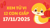 Xem tử vi 12 con giáp ngày 17/11 - Coi tử vi của 12 con giáp tài lộc