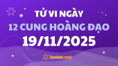 Tử vi 12 cung hoàng đạo thứ 4 ngày 19/11/2025: Sư Tử năng lượng và tự tin