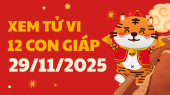 Coi bói tử vi 12 con giáp ngày 29/11/2025 - Tài lộc tử vi 12 con giáp