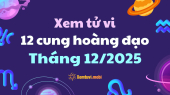 Tử vi tháng 12/2025 của 12 cung hoàng đạo: Dự đoán biến động của 12 chòm sao