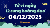 Tử vi 12 cung hoàng đạo thứ 5 ngày 4/12/2025: Song Tử sáng tạo và linh hoạt