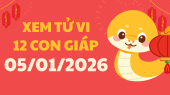 Xem tử vi 12 con giáp ngày 5/1 - Coi tử vi của 12 con giáp tài lộc