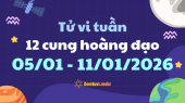 Tử vi tuần mới 12 cung hoàng đạo 5/1 - 11/1/2026: Xử Nữ chủ động, sáng tạo