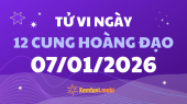 Tử vi 12 cung hoàng đạo thứ 4 ngày 7/1/2026: Bọ Cạp nghiêm túc và tập trung