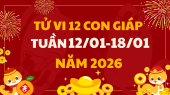 Tử vi 12 con giáp tuần mới từ 12/1 - 18/1/2026 tài lộc