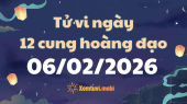 Tử vi 12 cung hoàng đạo thứ 6 ngày 6/2/2026: Nhân Mã lạc quan và thoải mái