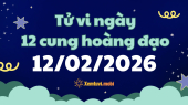 Tử vi 12 cung hoàng đạo thứ 5 ngày 12/2/2026: Cự Giải nhạy cảm và dễ xúc động