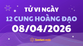 Tử vi 12 cung hoàng đạo thứ 4 ngày 8/4/2026: Song Tử năng động và sáng tạo