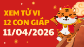 Coi bói tử vi 12 con giáp ngày 11/4/2026 - Tài lộc tử vi 12 con giáp