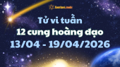 Tử vi tuần mới 12 cung hoàng đạo 13/4 - 19/4/2026: Sư Tử tự tin và bản lĩnh